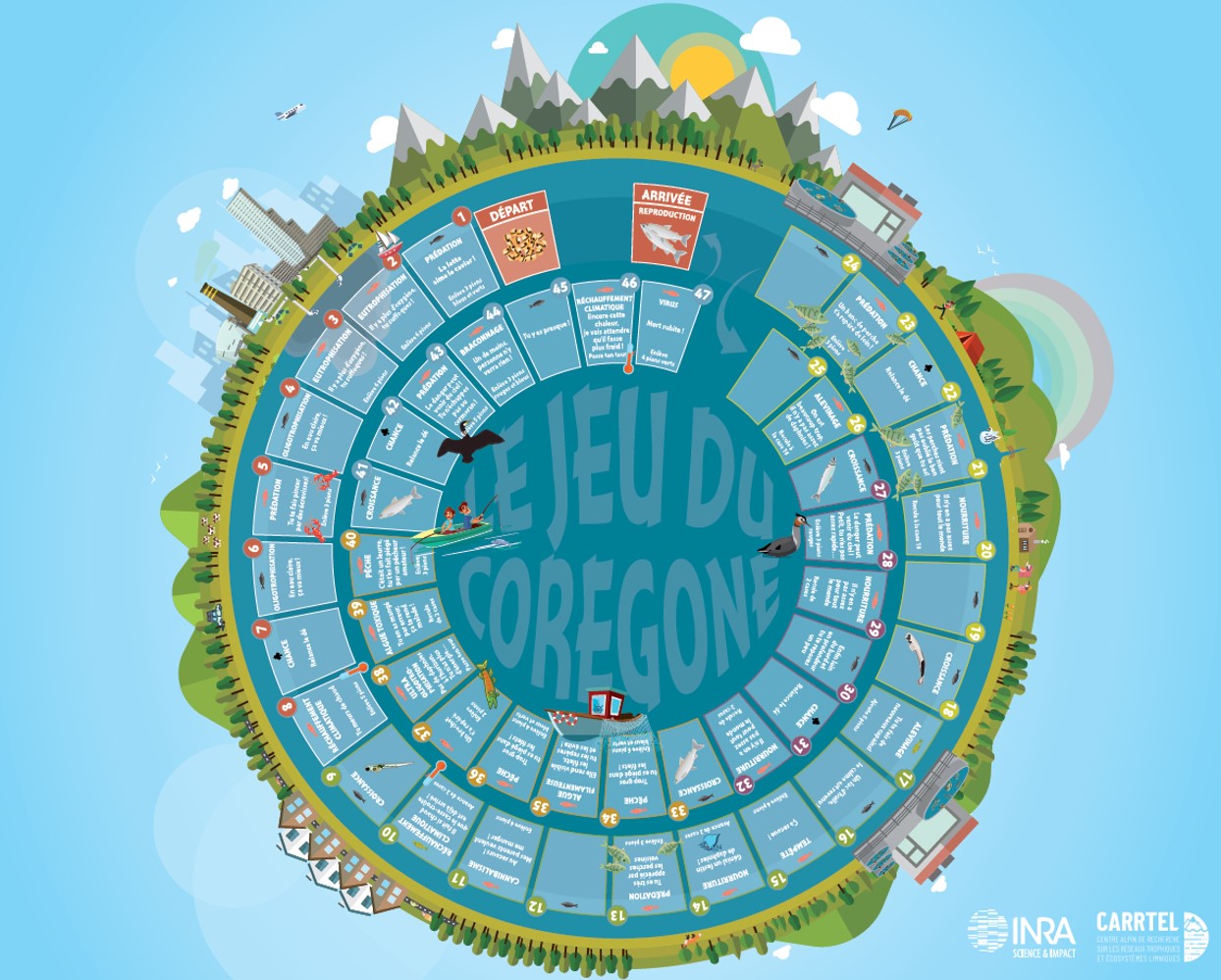 Jeu du Cycle de Vie du corégone
